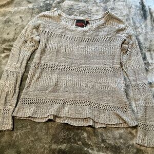 Yoki women’s knit sweater in grey